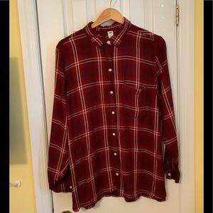 Old Navy Plaid Blouse